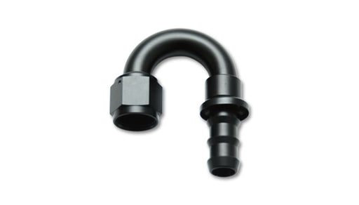 Vibrant -4AN Push-On 180 Deg Hose End Fitting - Aluminum - Premium Fittings from Vibrant - Just $19.99! Shop now at WinWithDom INC. - DomTuned