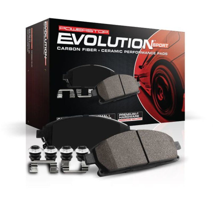 Power Stop 91-95 Toyota MR2 Rear Z23 Evolution Sport Brake Pads w/Hardware - Premium Brake Pads - Performance from PowerStop - Just $70.95! Shop now at WinWithDom INC. - DomTuned