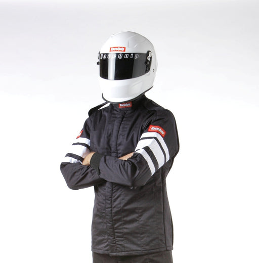 RaceQuip Black SFI-5 Jacket - Large - Premium Racing Jackets from Racequip - Just $179.96! Shop now at WinWithDom INC. - DomTuned