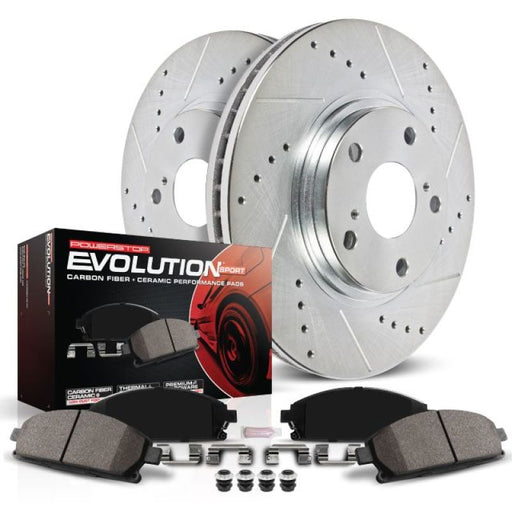 Power Stop 10-12 Lexus HS250h Front Z23 Evolution Sport Brake Kit - Premium Brake Kits - Performance D&S from PowerStop - Just $277.16! Shop now at WinWithDom INC. - DomTuned