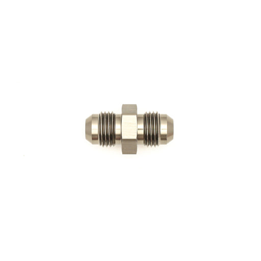 DeatschWerks 6AN Male Flare to 6AN Male Flare Coupler - Anodized Matte Black - Premium Fittings from DeatschWerks - Just $8! Shop now at WinWithDom INC. - DomTuned