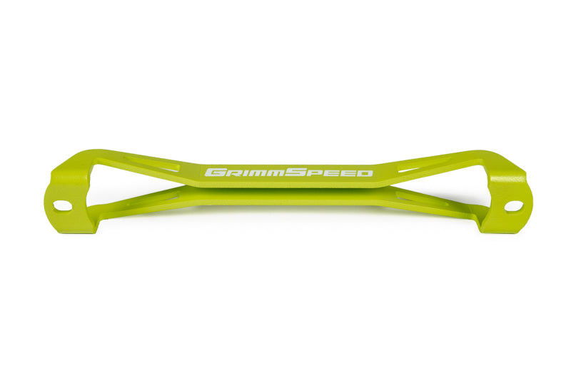 Grimm Speed Subaru Impreza/WRX/STI/Legacy/Forester/BRZ Lightweight Battery Tie Down - Neon Green - Premium Battery Tiedowns from GrimmSpeed - Just $39! Shop now at WinWithDom INC. - DomTuned