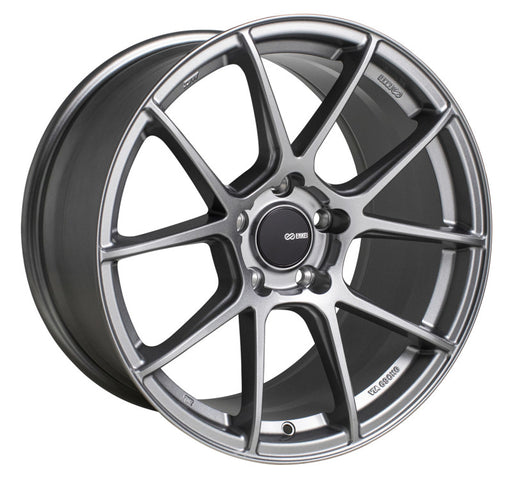 Enkei TS-V 18x8 5x112 45mm Offset 72.6mm Bore Storm Grey Wheel - Premium Wheels - Cast from Enkei - Just $334! Shop now at WinWithDom INC. - DomTuned