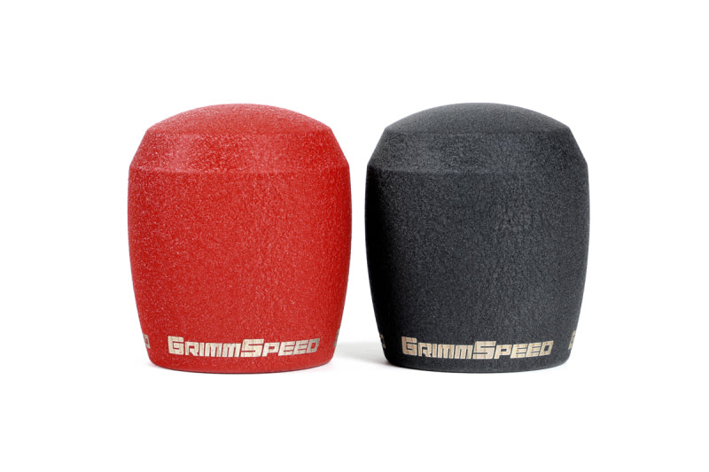 GrimmSpeed Stubby Shift Knob Stainless Steel Red - M12x1.25 - Premium Shift Knobs from GrimmSpeed - Just $69! Shop now at WinWithDom INC. - DomTuned