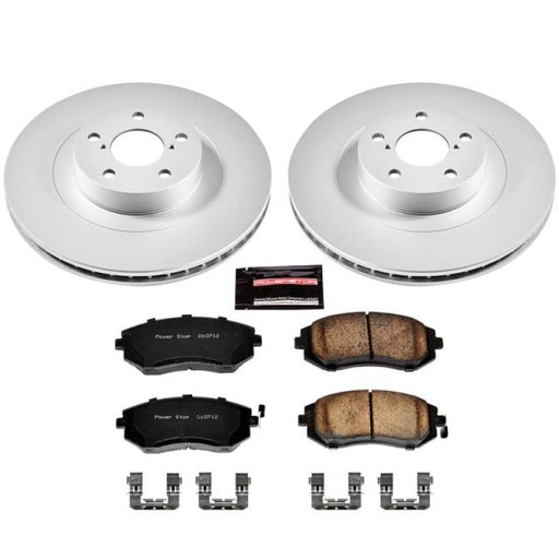 Power Stop 05-06 Saab 9-2X Front Z17 Evolution Geomet Coated Brake Kit - Premium Brake Kits - Performance Blank from PowerStop - Just $188.07! Shop now at WinWithDom INC. - DomTuned