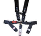 NRG SFI 16.1 5PT 3in. Seat Belt Harness / Latch Link - Black - Premium Seat Belts & Harnesses from NRG - Just $140! Shop now at WinWithDom INC. - DomTuned