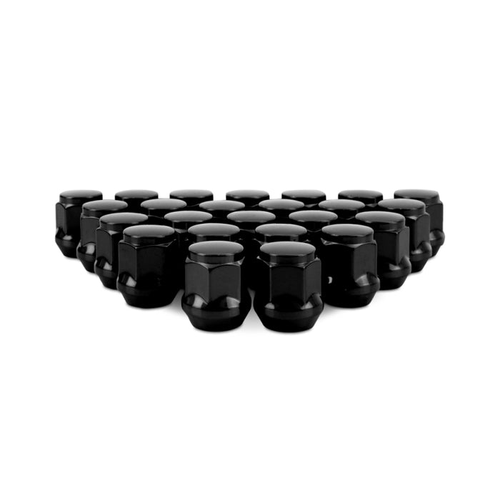Mishimoto Steel Acorn Lug Nuts M14 x 1.5 - 24pc Set - Black - Premium Lug Nuts from Mishimoto - Just $33.95! Shop now at WinWithDom INC. - DomTuned