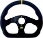 OMP Superquadro Steering Wheel - Small Spokes - Suede (Black) - Premium Steering Wheels from OMP - Just $269! Shop now at WinWithDom INC. - DomTuned