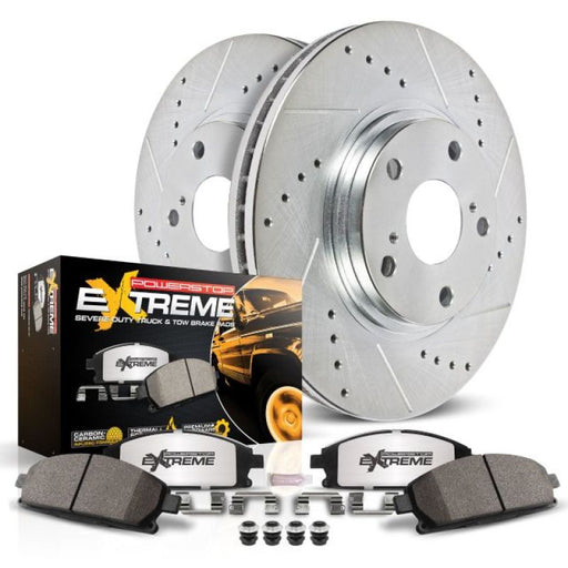 Power Stop 17-22 Ford F-550 Super Duty Rear Z36 Truck & Tow Brake Kit - Premium Brake Kits - Performance D&S from PowerStop - Just $896.33! Shop now at WinWithDom INC. - DomTuned