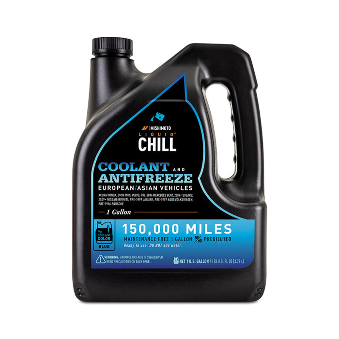 Mishimoto Liquid Chill EG Coolant, European/Asian Vehicles, Blue - Premium Coolants from Mishimoto - Just $26.95! Shop now at WinWithDom INC. - DomTuned