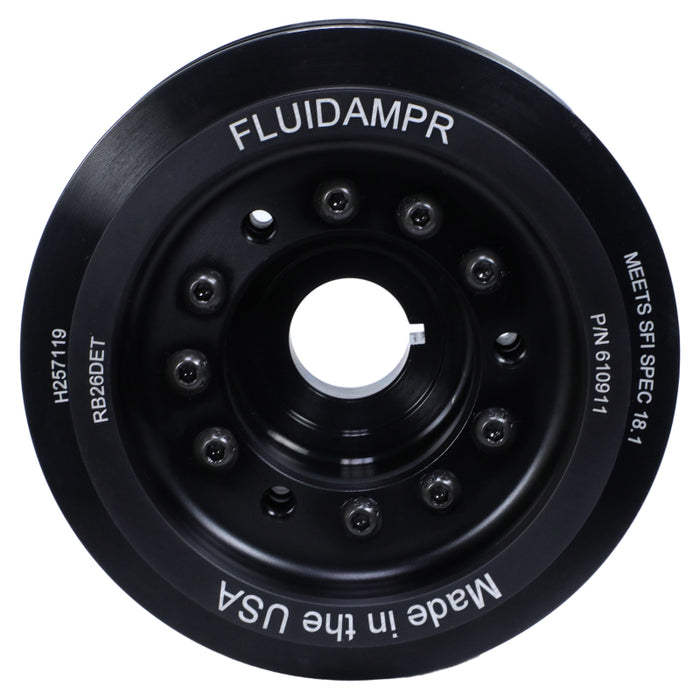 Fluidampr Nissan RB26DET Phase-2 BCNR33 GT-R / BNR-34 GT-R Steel Internally Balanced Damper - Premium Crankshaft Dampers from Fluidampr - Just $482.92! Shop now at WinWithDom INC. - DomTuned