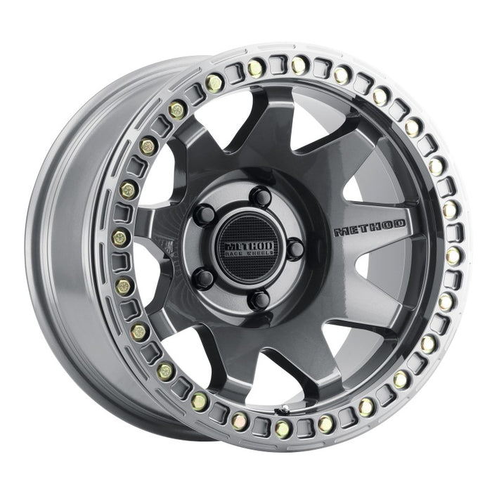 Method MR108 17x9 -44mm Offset 5x5 71.5mm CB Gloss Titanium w/BH-H24125-38 Wheel - Premium Wheels - Cast from Method Wheels - Just $527! Shop now at WinWithDom INC. - DomTuned