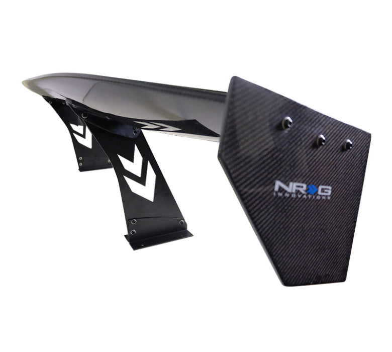 NRG Carbon Fiber Spoiler - Universal (69in.) w/NRG Logo / Stand Cut Out / Large Side Plate - Premium Spoilers from NRG - Just $640! Shop now at WinWithDom INC. - DomTuned