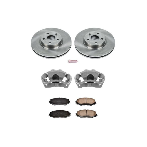 Power Stop 09-10 Pontiac Vibe Front Autospecialty Brake Kit w/Calipers - Premium Brake Kits - OE from PowerStop - Just $382.40! Shop now at WinWithDom INC. - DomTuned