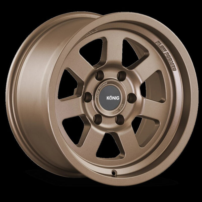 Konig HT2 17X8.5 6X139.7 ET-6 Satin Bronze - Premium Wheels - Cast from Konig - Just $252.50! Shop now at WinWithDom INC. - DomTuned