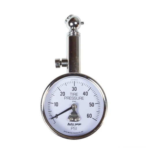 Autometer 60 PSi Peak/Hold Mechanical Tire Pressure Gauge - Premium Gauges from AutoMeter - Just $34.10! Shop now at WinWithDom INC. - DomTuned