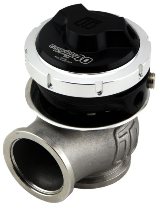 Turbosmart WG40 Gen V Compgate 40mm - 5 PSI Black - Premium Wastegates from Turbosmart - Just $419.95! Shop now at WinWithDom INC. - DomTuned