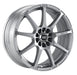 Enkei EDR9 17x7 5x100/114.3 45mm offset 72.6 Bore Diameter Silver Wheel - Premium Wheels - Cast from Enkei - Just $217! Shop now at WinWithDom INC. - DomTuned