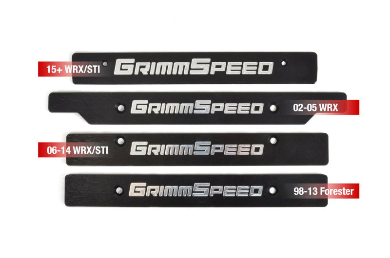 GrimmSpeed 02-05 Subaru Impreza WRX/STi License Plate Delete Plate - Premium License Plate Relocation from GrimmSpeed - Just $40! Shop now at WinWithDom INC. - DomTuned