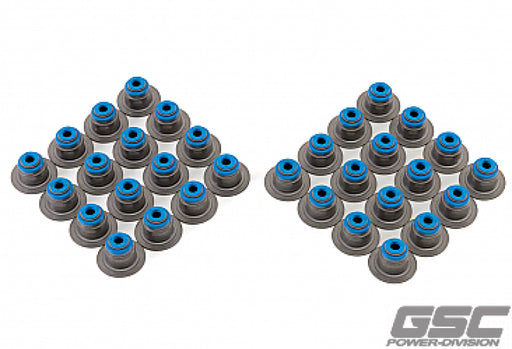 GSC P-D Ford Mustang 5.0L Gen 3 Coyote Valve Stem Seal w/Integrated Spring Seat - Set of 32 - Premium Valve Seals from GSC Power Division - Just $59.50! Shop now at WinWithDom INC. - DomTuned