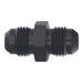 DeatschWerks 6AN Male Flare to 6AN Male Flare Coupler - Anodized Matte Black - Premium Fittings from DeatschWerks - Just $8! Shop now at WinWithDom INC. - DomTuned