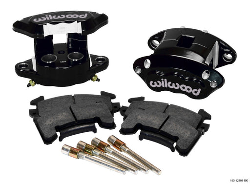 Wilwood D154 Rear Caliper Kit - Black 1.12 / 1.12in Piston 1.04in Rotor - Premium Big Brake Kits from Wilwood - Just $440.11! Shop now at WinWithDom INC. - DomTuned