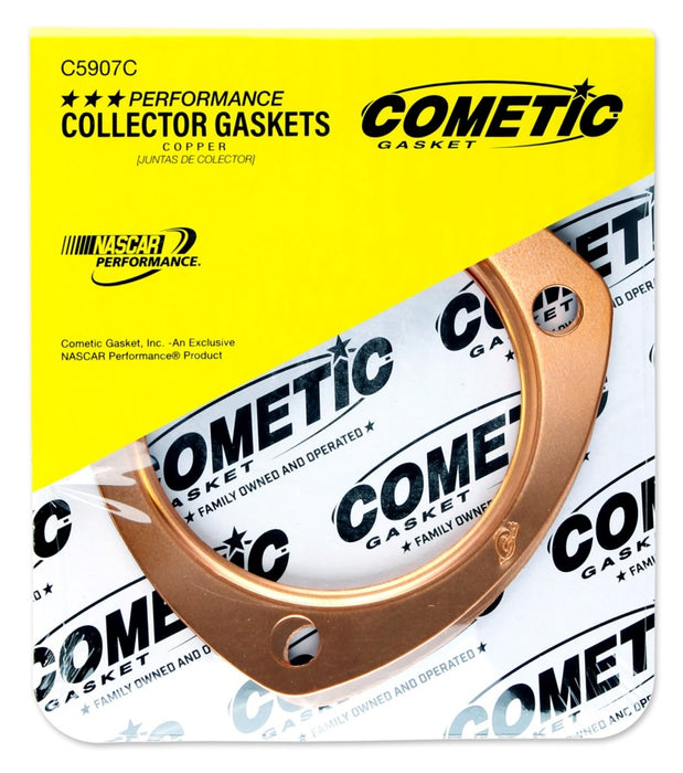 Cometic 3.0in Copper Header Collector - .043in DIA Port/3.875 Bolt Circle - Premium Exhaust Gaskets from Cometic Gasket - Just $23.09! Shop now at WinWithDom INC. - DomTuned