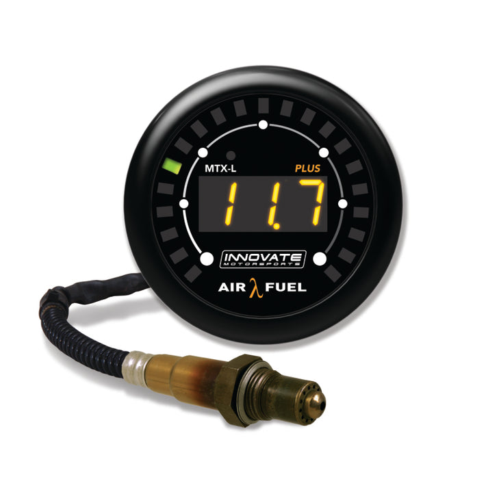Innovate MTX-L PLUS Digital Air/Fuel Ratio Gauge Kit 3ft w/O2 Sensor - Premium Gauges from Innovate Motorsports - Just $245.98! Shop now at WinWithDom INC. - DomTuned