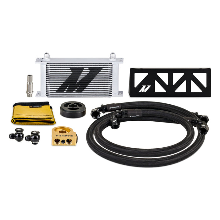 Mishimoto 22+ Subaru BRZ/Toyota GR86 Oil Cooler Kit Thermostatic - Silver - Premium Oil Coolers from Mishimoto - Just $729.95! Shop now at WinWithDom INC. - DomTuned