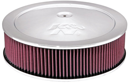 K&N 14in Red Custom Air Cleaner Assembly - 5.125in ID x 14in OD x 3.75in H x 1.25in Drop Base - Premium Air Boxes from K&N Engineering - Just $149.99! Shop now at WinWithDom INC. - DomTuned