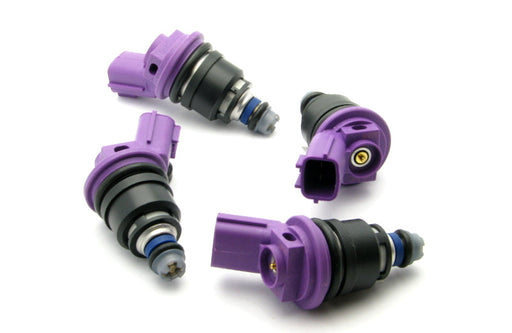 DeatschWerks Nissan G20 / SR20 / 240sx SR/KA 370cc Side Feed Injectors - Premium Fuel Injector Sets - 4Cyl from DeatschWerks - Just $369.00! Shop now at WinWithDom INC. - DomTuned