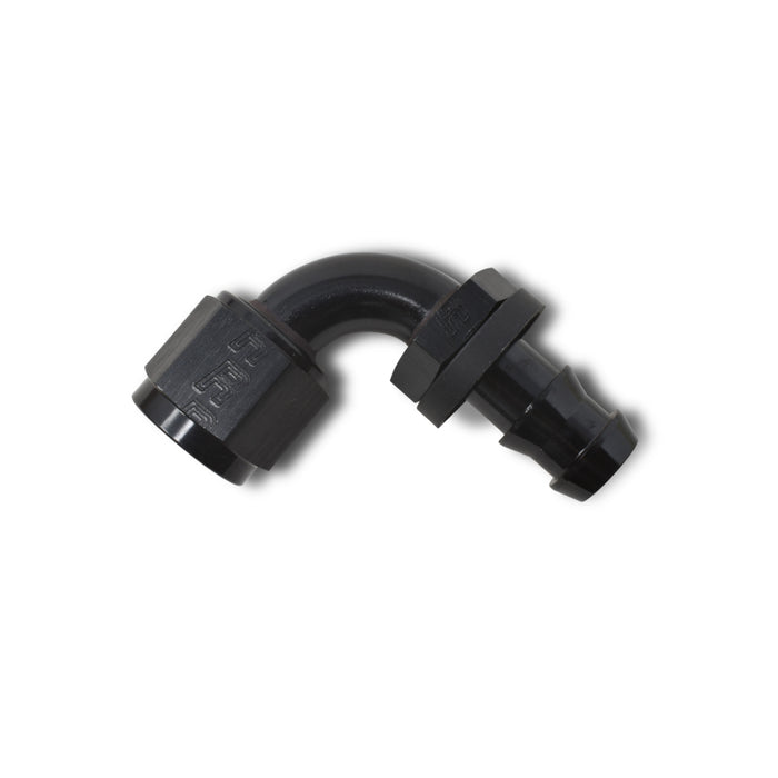 Russell Performance -6 AN Twist-Lok 90 Degree Hose End (Black) - Premium Fittings from Russell - Just $17.96! Shop now at WinWithDom INC. - DomTuned