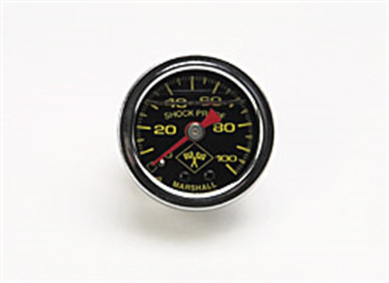 Russell Performance 100 psi fuel pressure gauge black face chrome case (Liquid-filled) - Premium Gauges from Russell - Just $33.95! Shop now at WinWithDom INC. - DomTuned