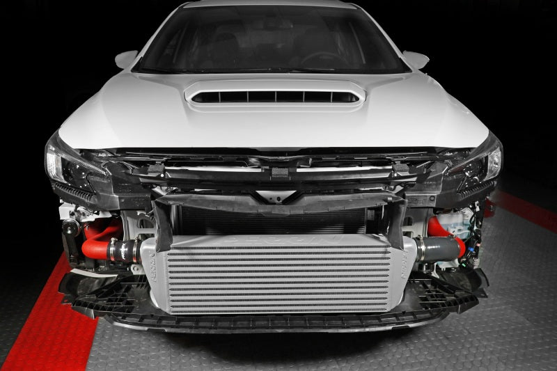 Perrin 22-23 Subaru WRX Front Mount Intercooler Kit (Red Tubes & Silver Core) - Premium Intercoolers from Perrin Performance - Just $1299.65! Shop now at WinWithDom INC. - DomTuned