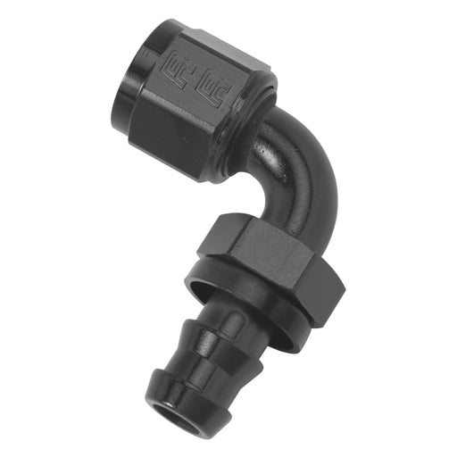 Russell Performance -6 AN Twist-Lok 90 Degree Hose End (Black) - Premium Fittings from Russell - Just $17.96! Shop now at WinWithDom INC. - DomTuned