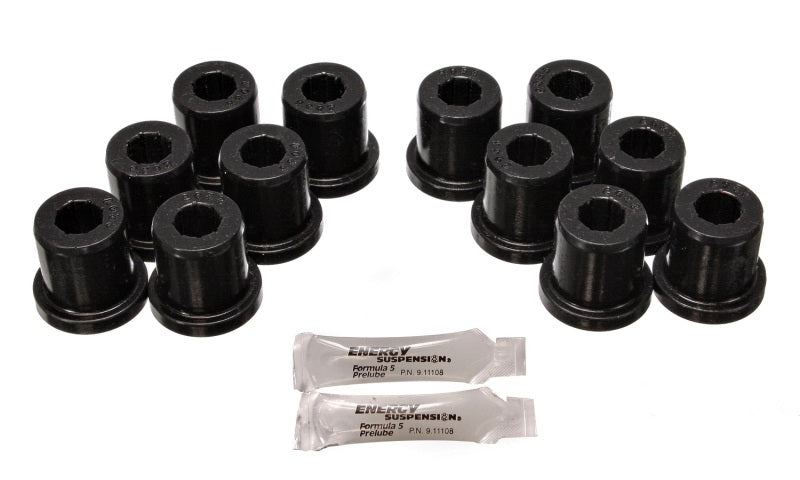 Energy Suspension 81-89 Toyota FJ40/FJ60 Landcruiser 2/4WD Blk Front Leaf Spring Bushing Set - Premium Bushing Kits from Energy Suspension - Just $45.82! Shop now at WinWithDom INC. - DomTuned