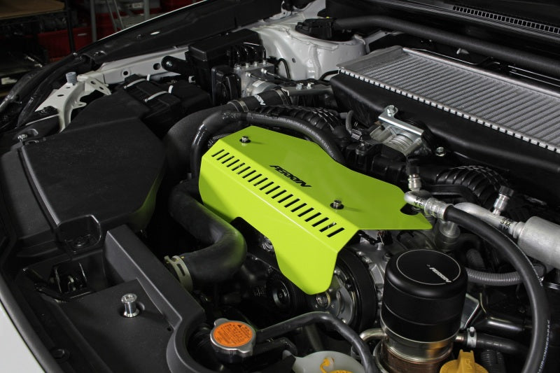 Perrin 2022+ Subaru WRX Pulley Cover - Neon Yellow - Premium Engine Covers from Perrin Performance - Just $96.90! Shop now at WinWithDom INC. - DomTuned