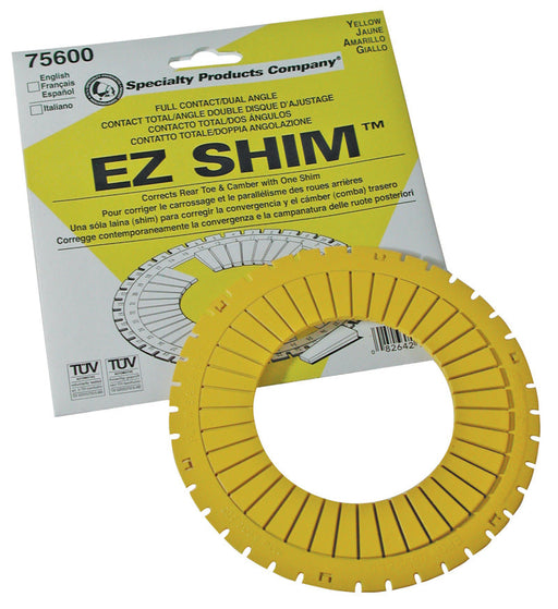SPC Performance EZ Shim Dual Angle Camber/Toe Shim (Yellow) - Premium Alignment Kits from SPC Performance - Just $9.49! Shop now at WinWithDom INC. - DomTuned
