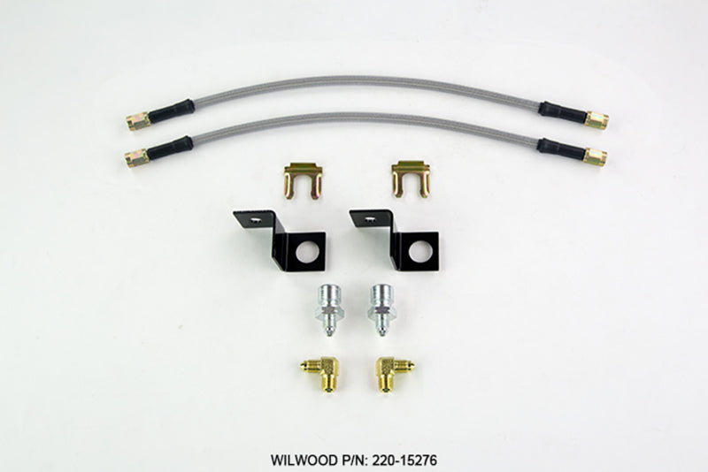 Wilwood Flexline Kit 14 inch -3 M10-1.5 IF 1/8 NPT 90 Degree - Premium Brake Line Kits from Wilwood - Just $86.58! Shop now at WinWithDom INC. - DomTuned