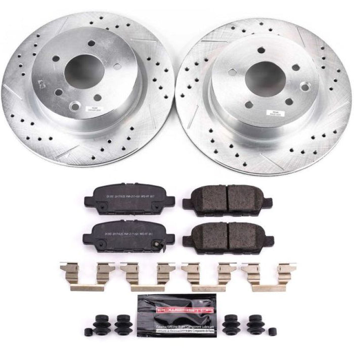 Power Stop 18-19 Nissan 370Z Rear Z23 Evolution Sport Brake Kit - Premium Brake Kits - Performance D&S from PowerStop - Just $266.22! Shop now at WinWithDom INC. - DomTuned