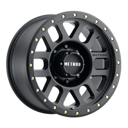 Method MR309 Grid 18x9 +18mm Offset 8x180 130.81mm CB Matte Black Wheel - Premium Wheels - Cast from Method Wheels - Just $369! Shop now at WinWithDom INC. - DomTuned
