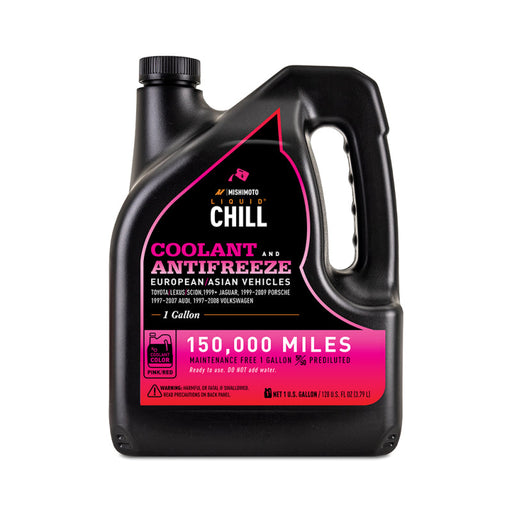 Mishimoto Liquid Chill EG Coolant, European/Asian Vehicles, Pink/Red - Premium Coolants from Mishimoto - Just $26.95! Shop now at WinWithDom INC. - DomTuned