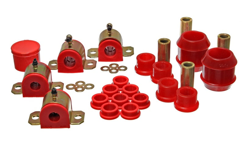 Energy Suspension 00-05 Toyota Celica Red Hyper-Flex Master Bushing Set - Premium Bushing Kits from Energy Suspension - Just $109.76! Shop now at WinWithDom INC. - DomTuned