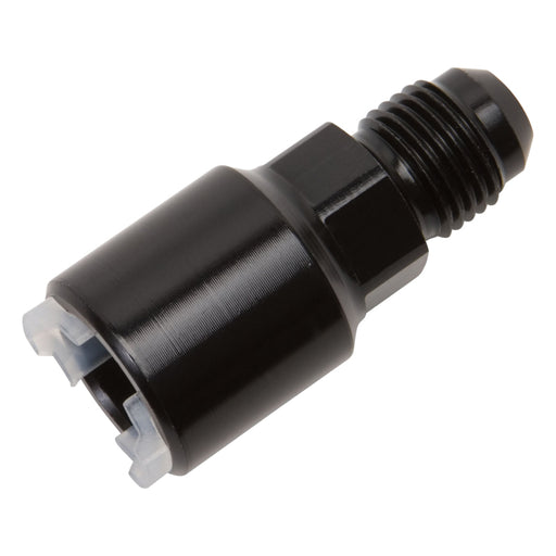 Russell Performance -6 AN male to 3/8in SAE quick-disconnect female (Black Single) - Premium Fittings from Russell - Just $8.06! Shop now at WinWithDom INC. - DomTuned