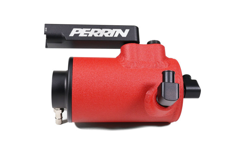 Perrin 22-23 Subaru WRX Air Oil Separator - Red - Premium Oil Separators from Perrin Performance - Just $399.50! Shop now at WinWithDom INC. - DomTuned