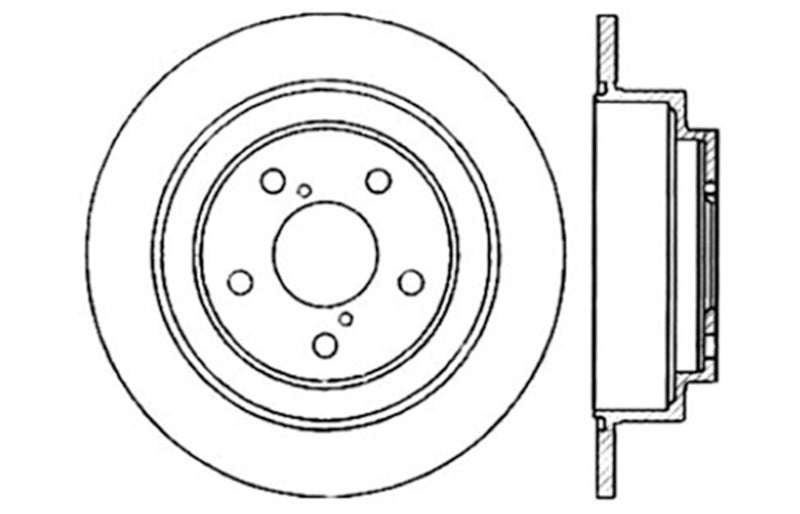 StopTech 05-06 Saab 9-2X AWD / 02-05 Impreza WRX / 02 WRX STi Slotted & Drilled Right Rear Rotor - Premium Brake Rotors - Slot & Drilled from Stoptech - Just $182.78! Shop now at WinWithDom INC. - DomTuned