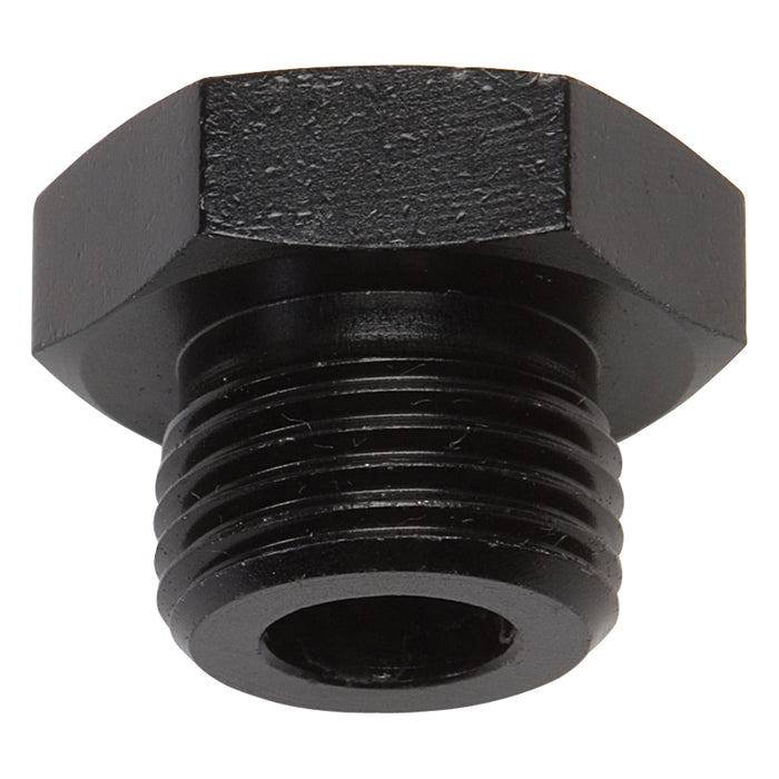 Russell Performance -8 AN Straight Thread Plug (Black) - Premium Fittings from Russell - Just $5.36! Shop now at WinWithDom INC. - DomTuned