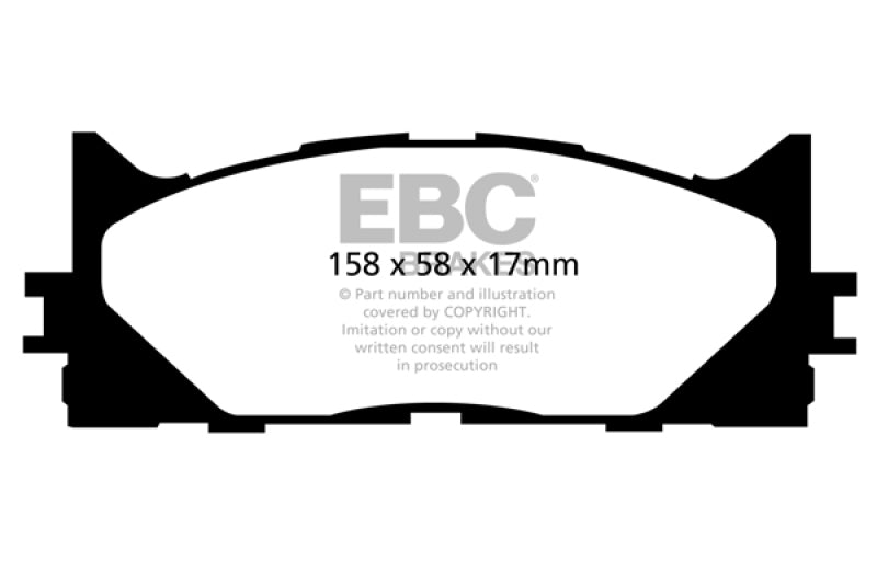 EBC 13+ Lexus ES300h 2.5 Hybrid Greenstuff Front Brake Pads - Premium Brake Pads - Performance from EBC - Just $145.22! Shop now at WinWithDom INC. - DomTuned