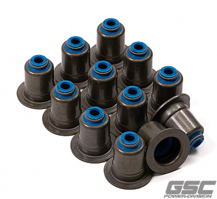 GSC P-D Toyota Supra/BMW B58/N54/S55/S58 Viton Exhaust Valve Stem Seals - Set of 12 - Premium Valve Seals from GSC Power Division - Just $26.18! Shop now at WinWithDom INC. - DomTuned