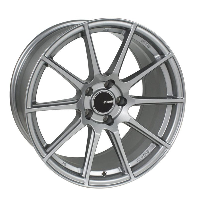 Enkei TS10 17x8 5x100 45mm Offset 72.6mm Bore Grey Wheel - Premium Wheels - Cast from Enkei - Just $283! Shop now at WinWithDom INC. - DomTuned